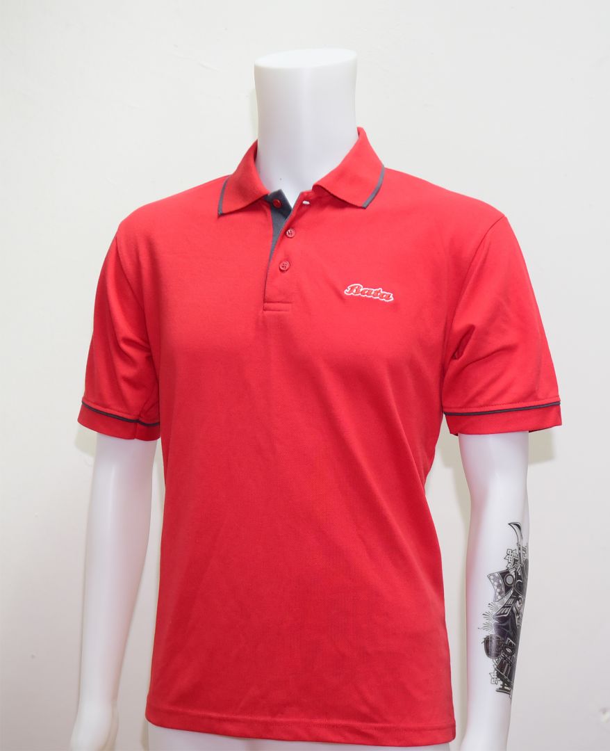 Custom Made Collar Tee with Collar Tipping – Bata
