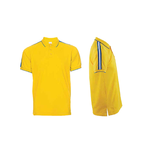 HC22 Unisex CVC Honeycomb Tipped Collar & Cuff Polo Shirt