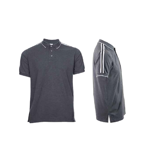 HC22 Unisex CVC Honeycomb Tipped Collar & Cuff Polo Shirt