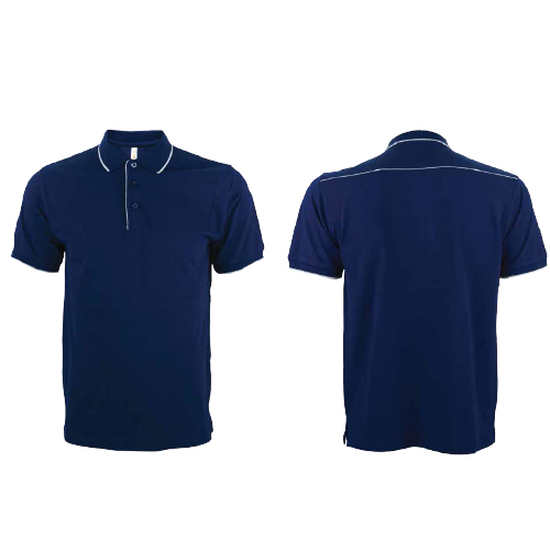 HC29 Unisex CVC Honeycomb Tipped Collar & Cuff Polo Shirt