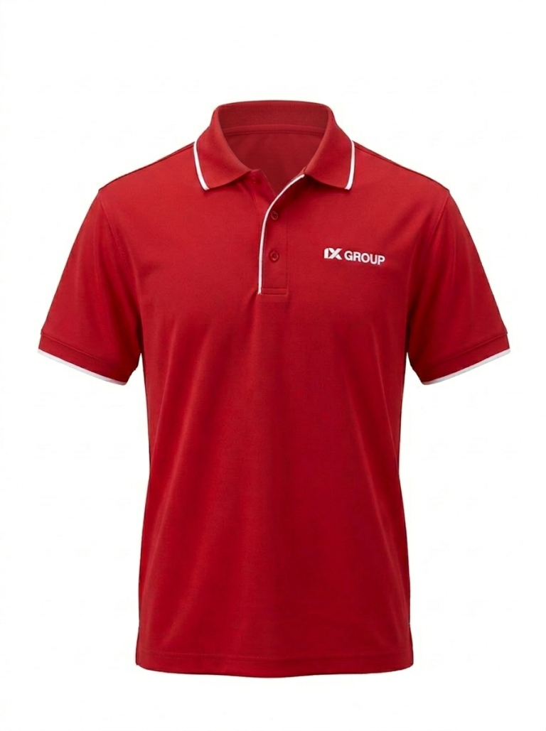 Custom Made Collar Tee Shirt – IX GROUP CORPORATE SHIRT